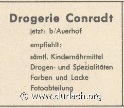 Drogerie Conradt 1960