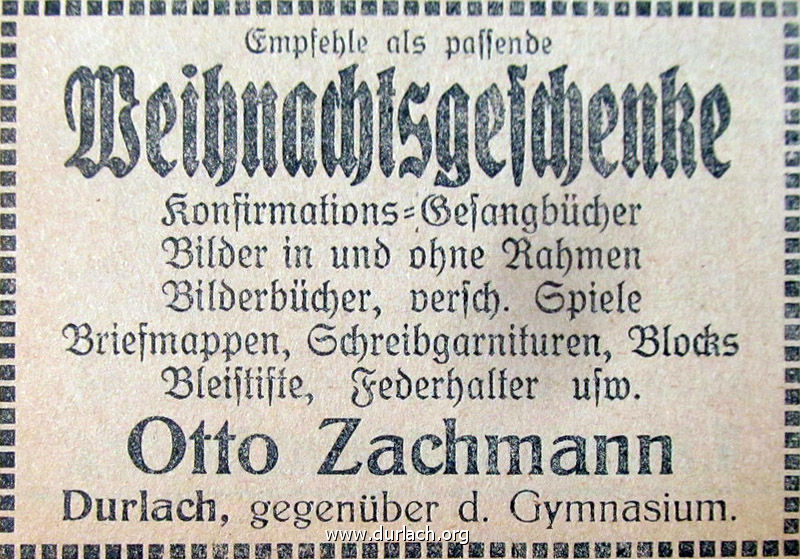 Otto Zachmann Schreibwaren