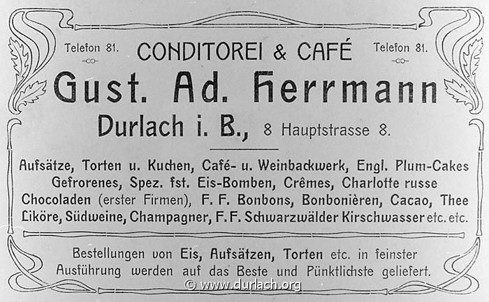 Kaffee Herrmann ca 1905