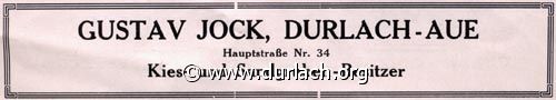 Kiesgrube Gustav Jock 1926