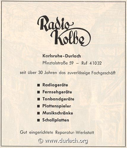Radio Kolbe 1962