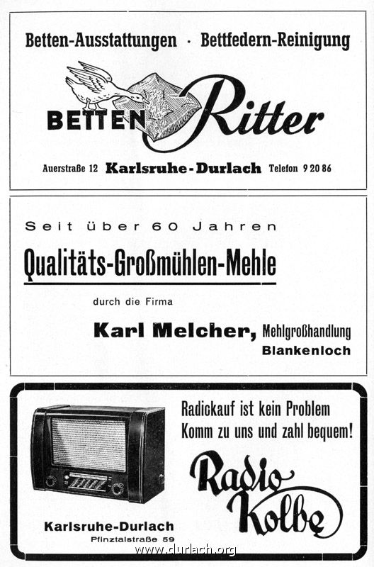 Werbung 1952