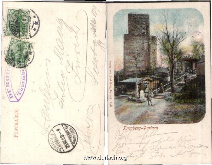 1901 - Turmberg Durlach