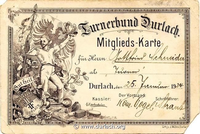 1924 - Turnerbund Durlach