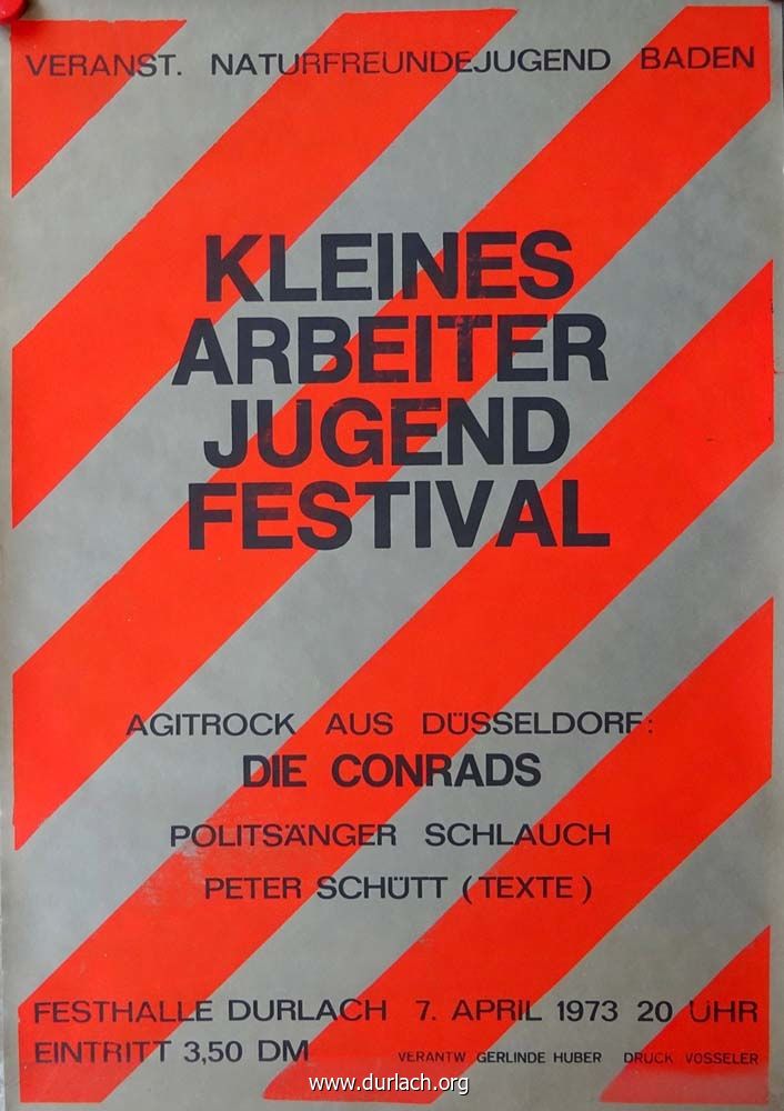 Festhalle Durlach Die Conrads 7.4.1973