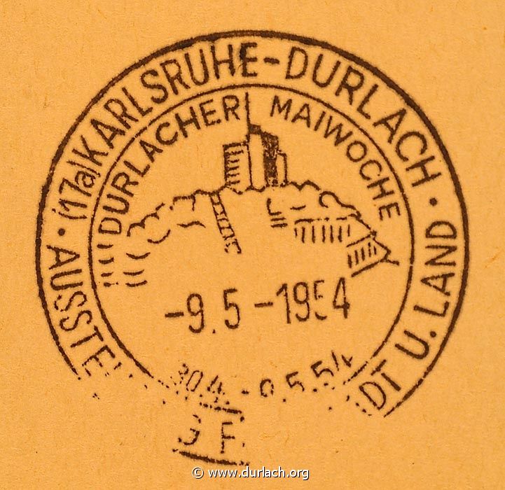 Sonderstempel 1954