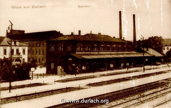 Gruss aus Durlach - Alter Bahnhof