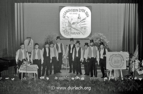 Gesangverein Lyra in der Festhalle, 1989
