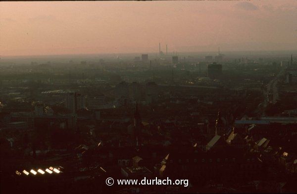 Blick vom Turmberg, ca. 1985
