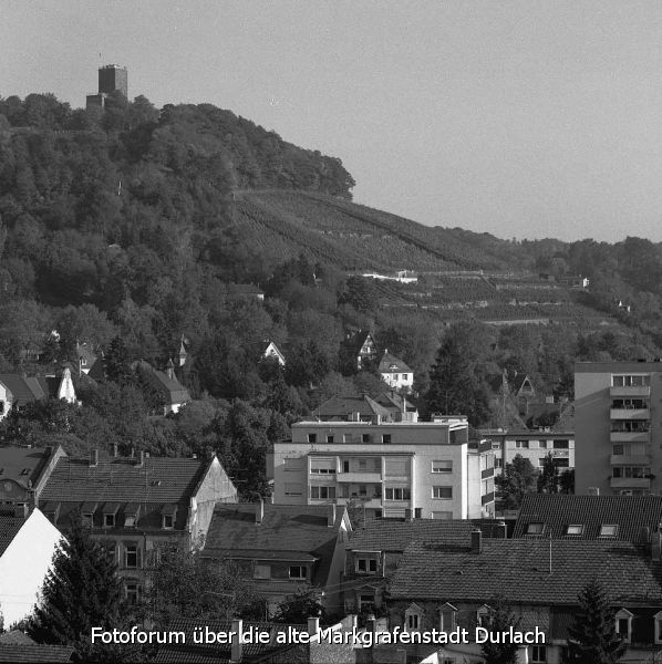 Blick auf den Turmberg, ca. 1980