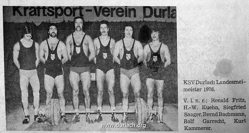 Kraftsport Durlach 1976