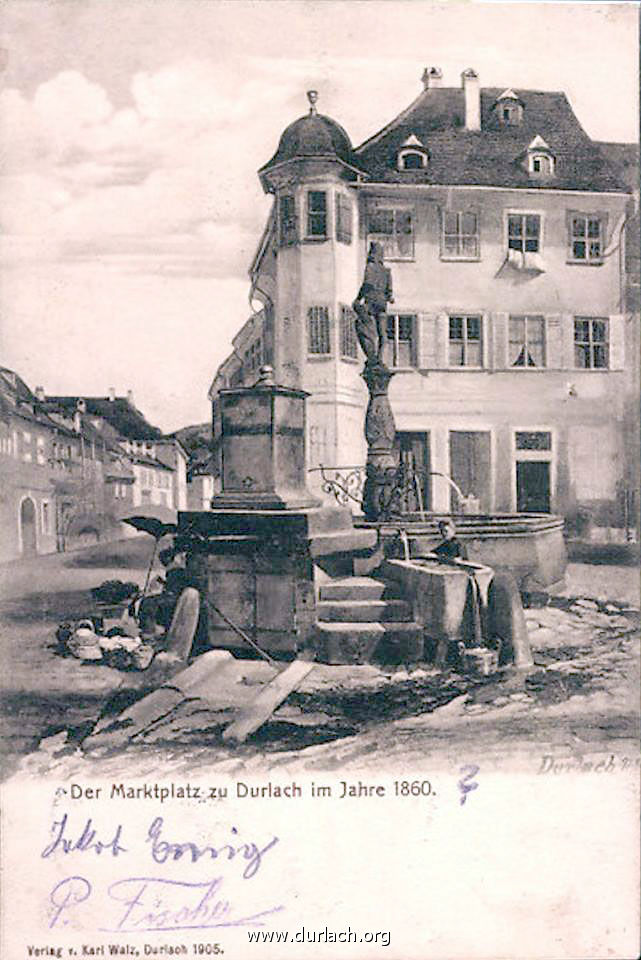 Marktplatz alter Brunnen