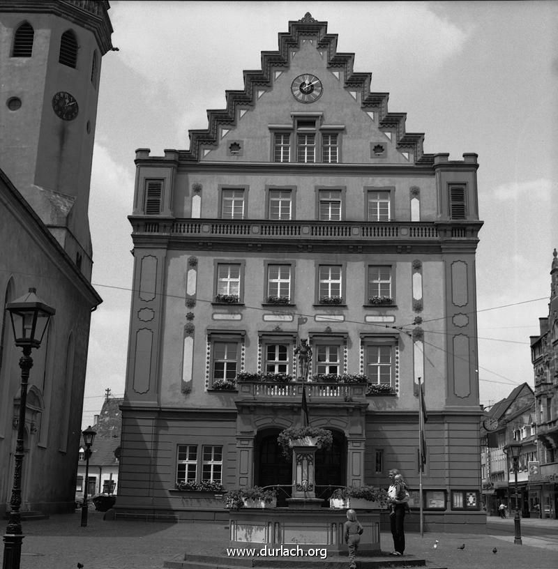 ca. 1980 - Das Durlacher Rathaus