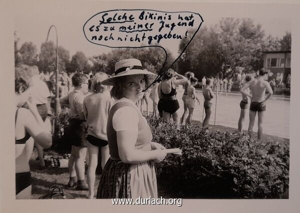 Schwimmfest Markgrafen-Gymnasium 1967