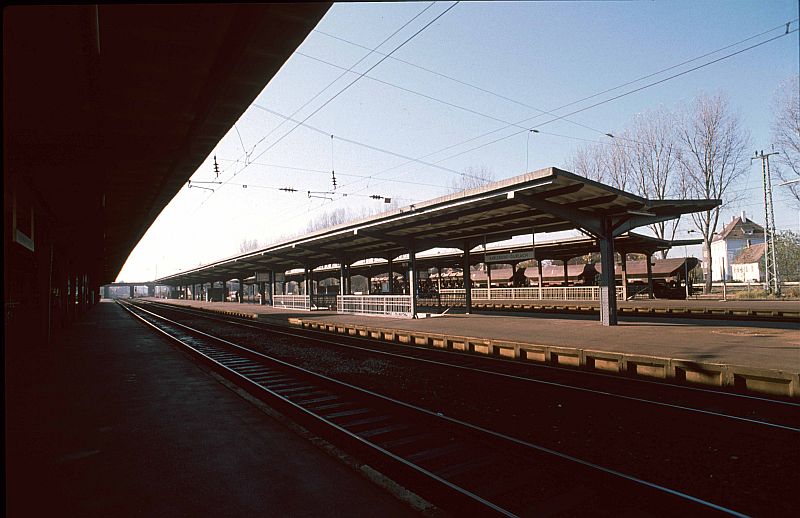 Durlacher Bahnhof, ca. 1982