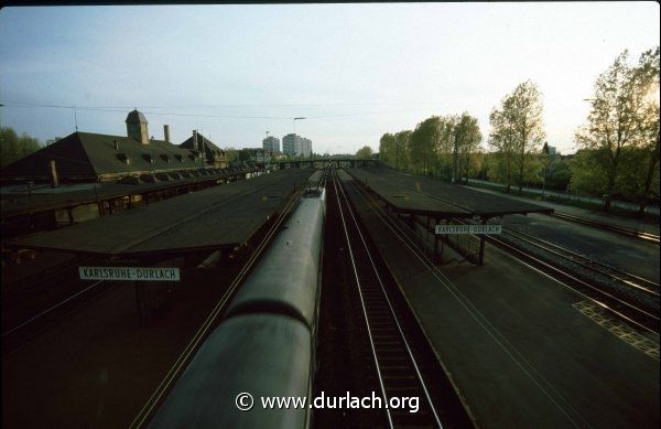 Bahnhof Durlach, ca. 1980
