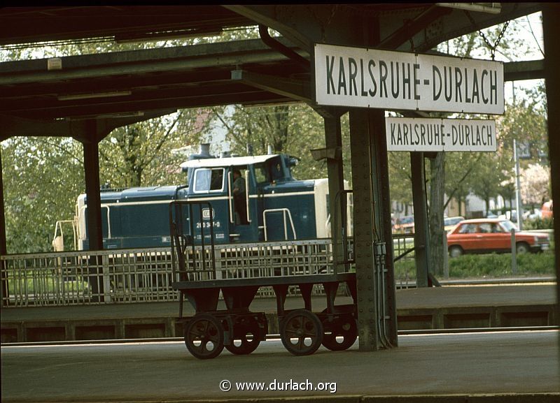 1981 - Bahnhof Durlach