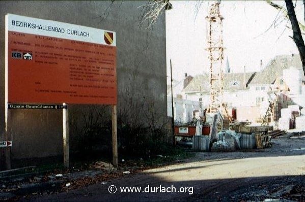 Bau Weiherhofbad ca. 1974