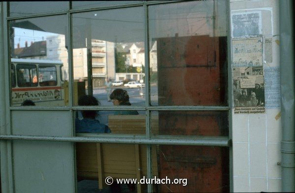 An der Endhaltestelle, ca. 1981