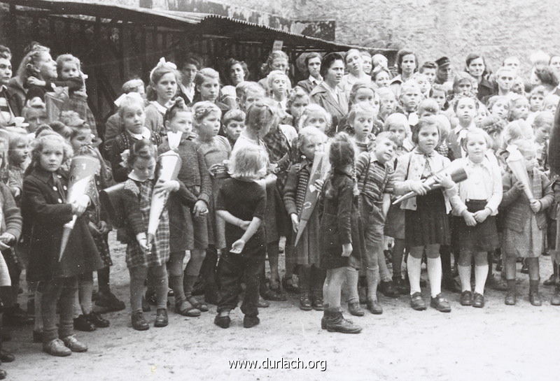 Einschulung Friedrichschule 1950