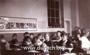 Unterricht im 3. Schuljahr Pestalozzischule 1959
