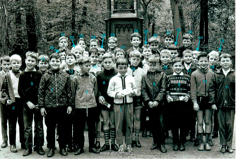 Grundschule Durlach 1963 oder 1964