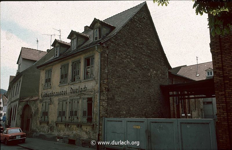 1981 - Lwenbrauerei Durlach in der Bienleinstorstrae