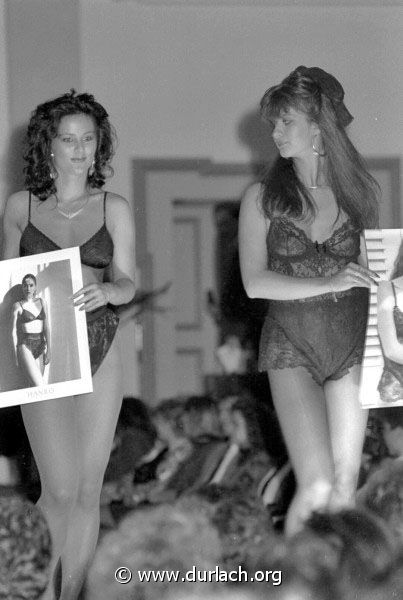 Modeschau in der Karlsburg, ca. 1989