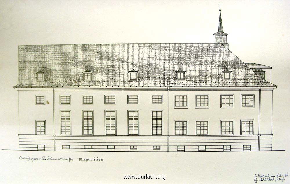 Christknigshaus Auen Plan 1931