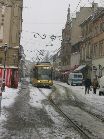 Pfinztalstraße im Winter
