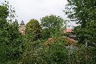 Saunagarten im Weiherhof und Basler Tor Turm - 2008