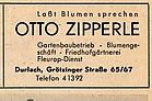 Grtnerei Otto Zipperle 1966