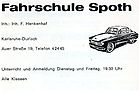 1977 Fahrschule Spoth