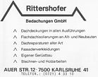 1985 - Festschrift OWS - Rittershofer Bedachungen GmbH