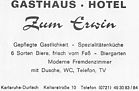1985 - Festschrift OWS - Gasthaus Hotel Zum Erwin