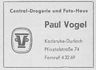 Drogerie Paul Vogel 1956