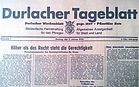 Durlacher Tageblatt 2.1.1950