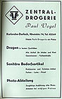 Zentral Drogerie Paul Vogel 1956
