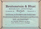 1922 Breitenstein & Blust