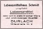 Lebensmittel Schmidt 1926