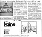Schreinerei Wilhelm Kffner