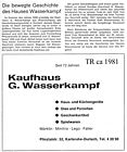 Kaufhaus Wasserkampf 1909