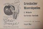 Griesbacher Mineralquellen E. Winkels