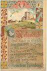 Grusskarte Turmberg 1898