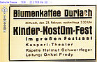 Blumenkaffee Kinderkostümfest 1938