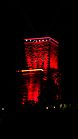Nichts of Lights 2020 - Rot leuchtender Turmberg