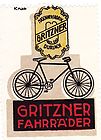 Briefverschlussmarke der Fa. Gritzner