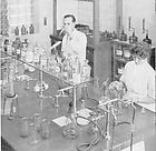 Labor der BMD um 1955,