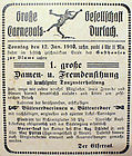 GroKaGe Carneval Fasching 1910