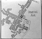 Aue Stadtplan ca 1937